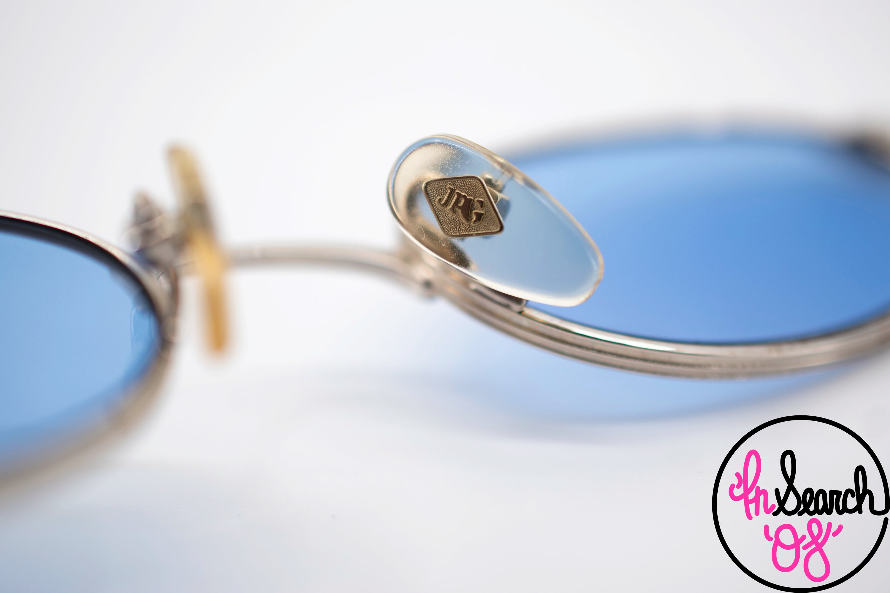 Jean Paul Gaultier 58-7205 Silver Nas Belly Sunglasses