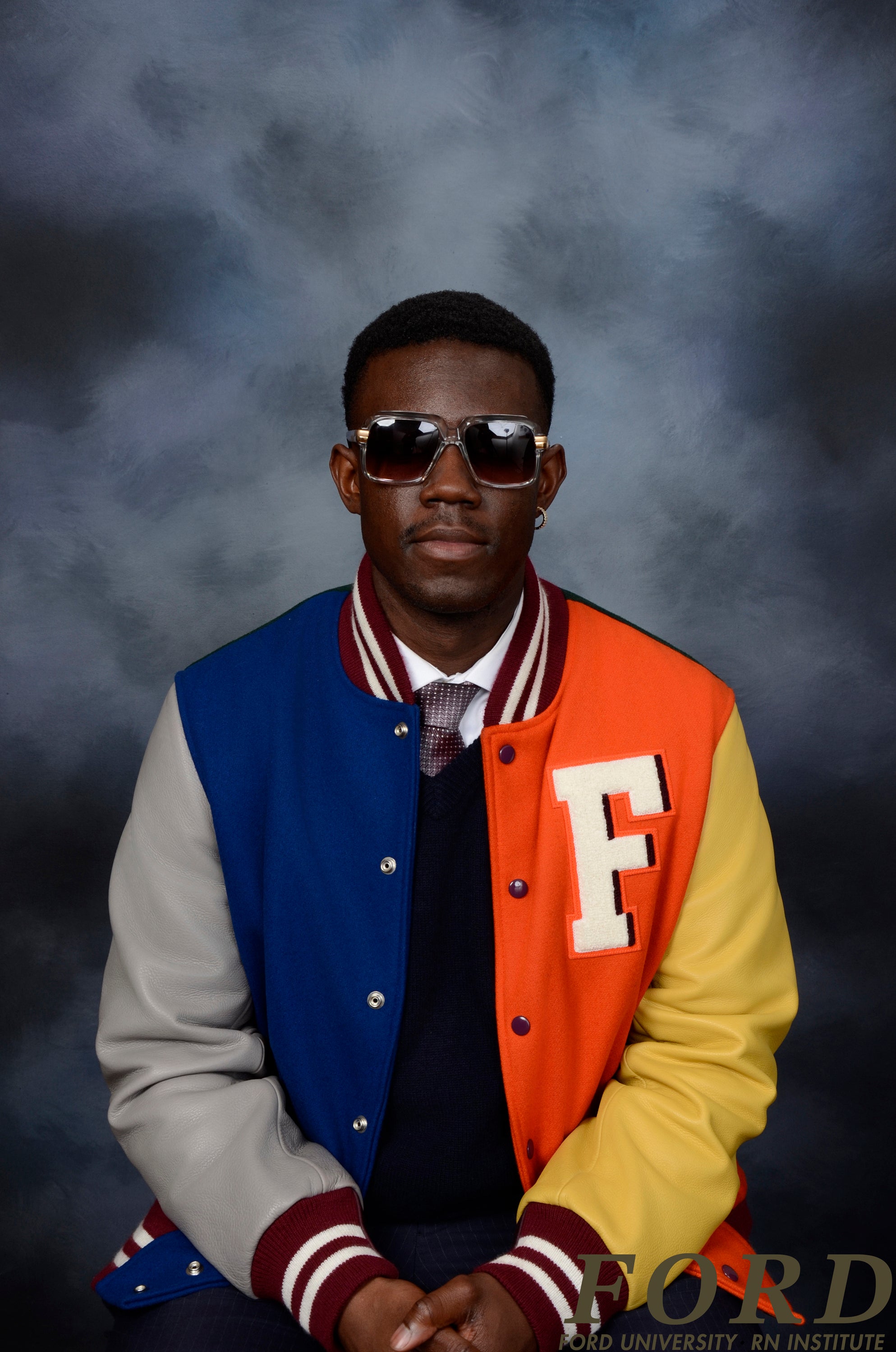 Frame Hunters Varsity Jacket by Golden Bear x In Search Of Davon Ford
