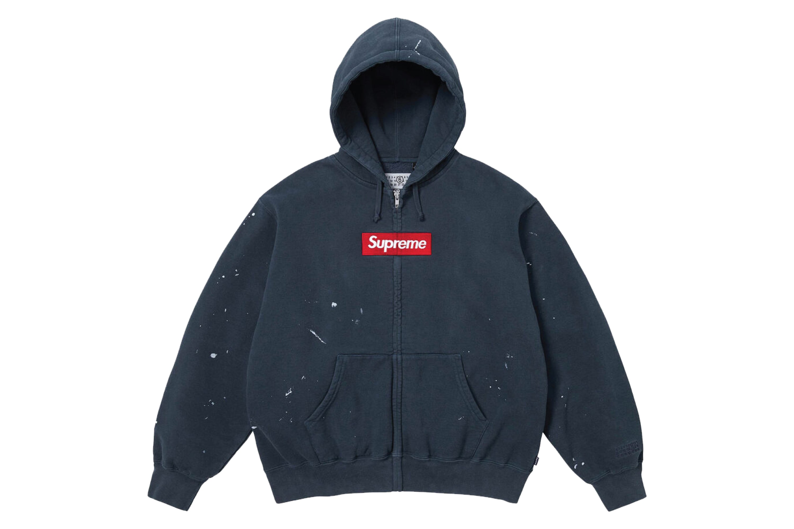 Supreme®/MM6 Maison Margiela Box Logo Zip Up Hooded Sweatshirt